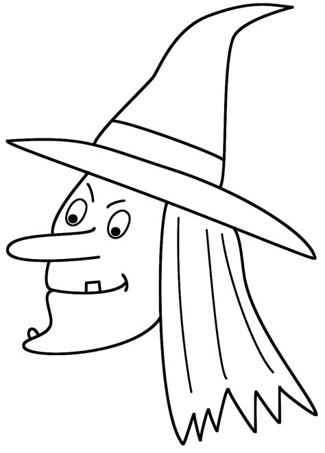 Printable witch face